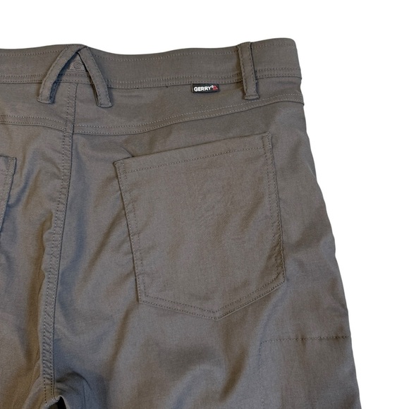 Gerry Men's Tech 5 Pocket Stretch Fabric Comfort Waistband Pant. Gray 36 #1513 - Picture 7 of 8